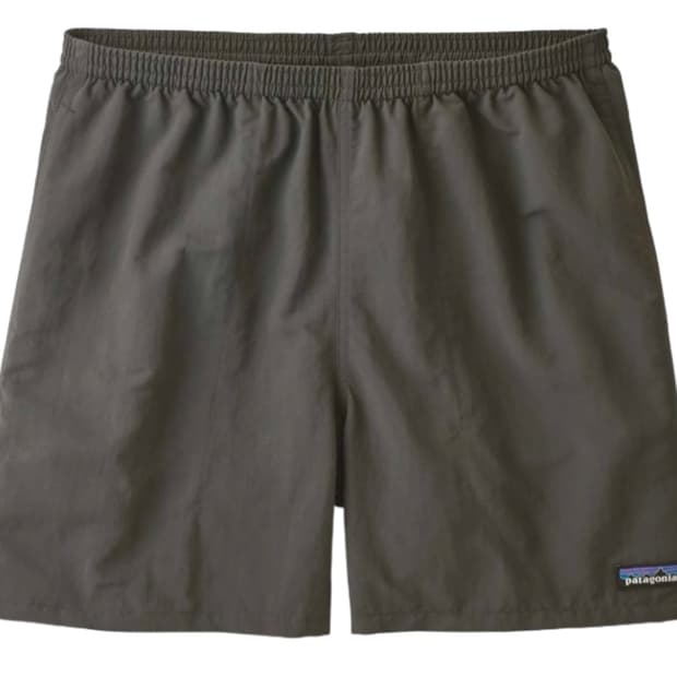 파타고니아 배기스 쇼츠 5인치 포지 그레이 팝니다.