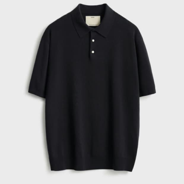 [상태좋음] 포터리 콤포트 반팔 Polo Knit 다크네이비 1