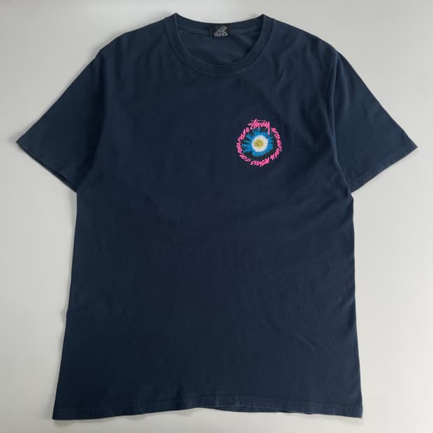 Stussy 스투시 코스모스 스펠플라워 반팔티