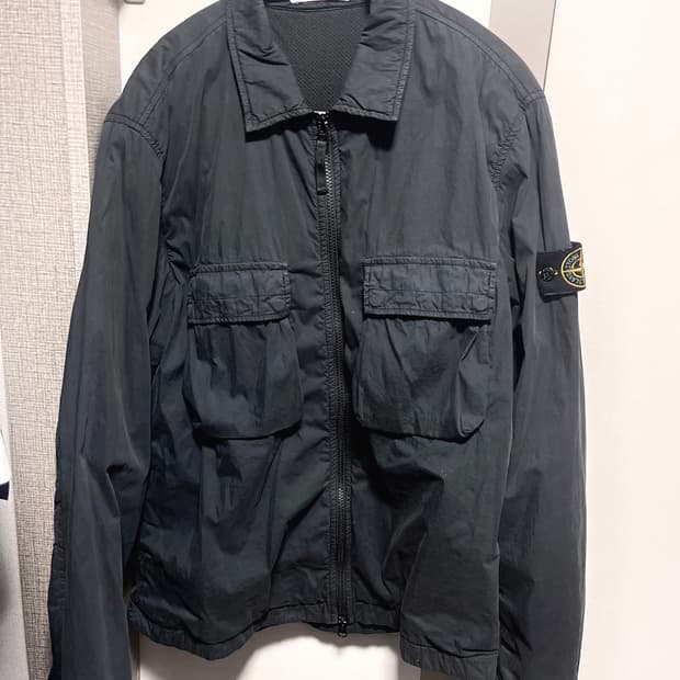 19FW 스톤아일랜드 가먼트다잉 오버셔츠