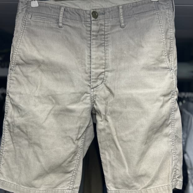 VISVIM 비즈빔 올리브 베이지 코듀로이 반바지 2