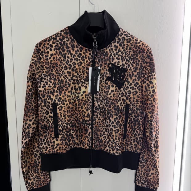 (새상품) 레씨토 레오파드 트랙 집업