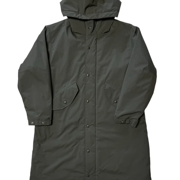 유니클로X엔지니어드가먼츠 후드코트 (카키 XL)