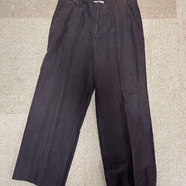 아워레가시 다크브라운 와이드팬츠 팝니다