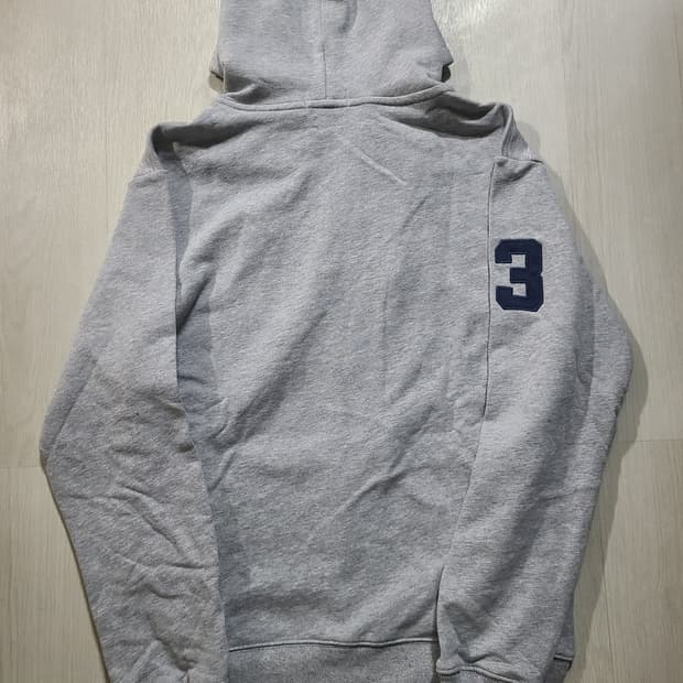 폴로 빅포니 후드집업 그레이