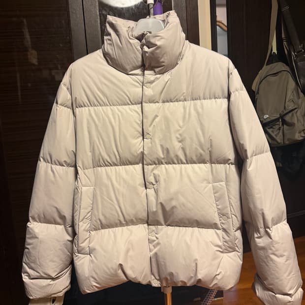 [남성S]코스 COS 아이보리 패딩