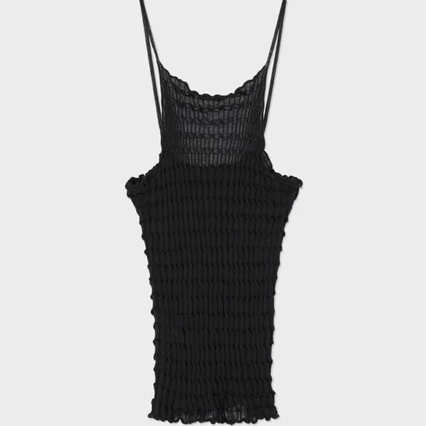 RUS 슬리브리스 니트