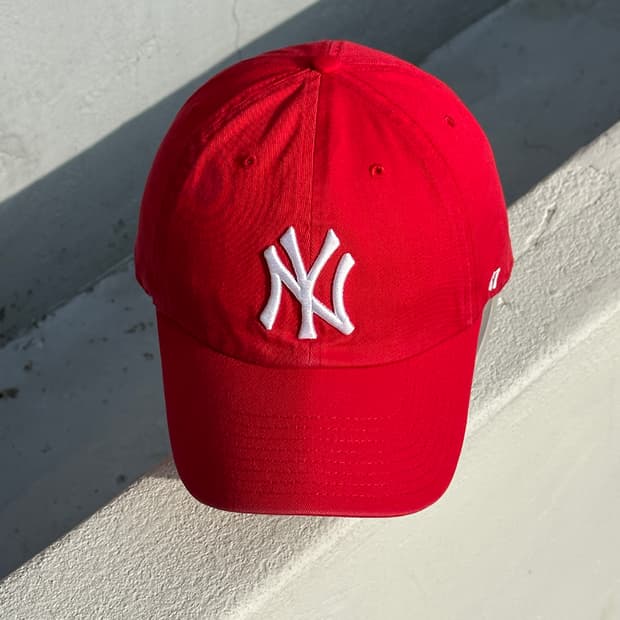 [F] 47브랜드 뉴욕양키스 레드 볼캡 모자