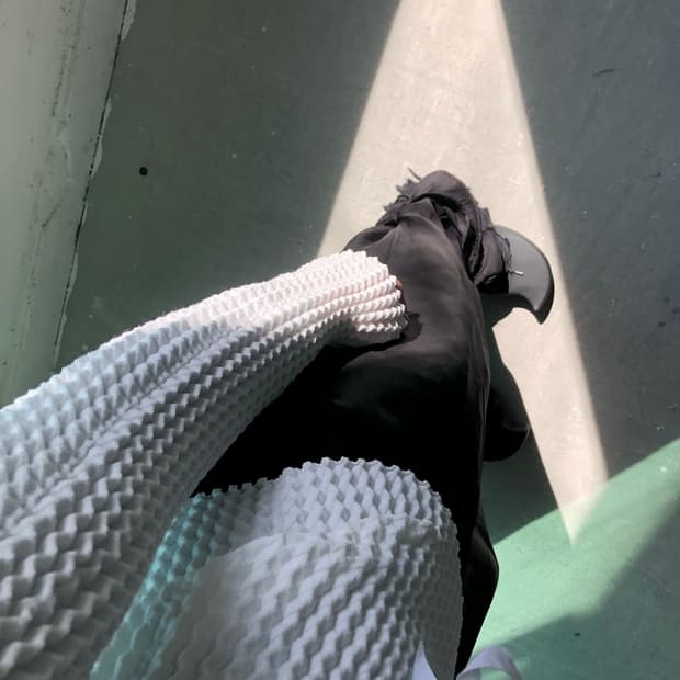 이세이미야케 플리츠 슬리브