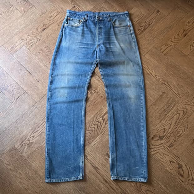 [36]00's 리바이스 USA 501XX 맥시코제 빈티지 워싱 데님팬츠