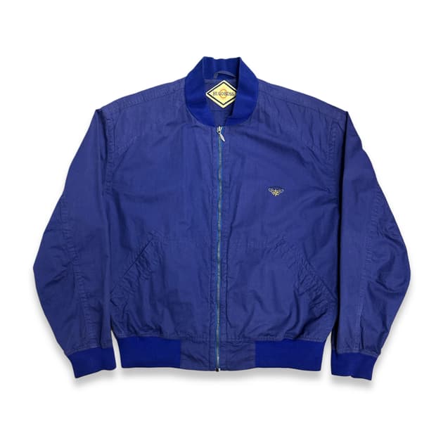 80s HUGO BOSS 페이디드 봄버 자켓 L
