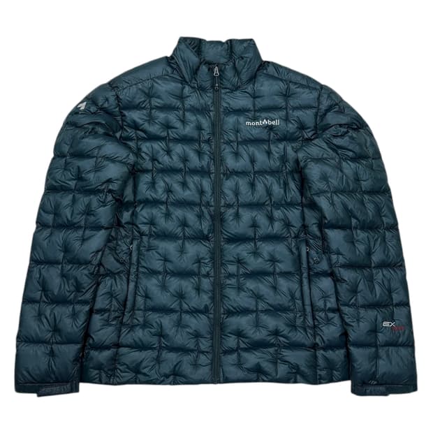 몽벨 플리즈마 1000 필파워 초경량 나일론 패딩 토바코블루 L