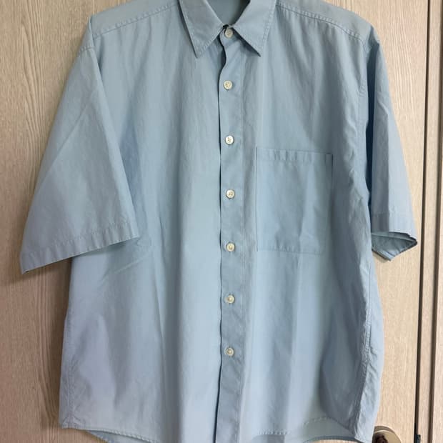 오라리 WASHED FINX TWILL 반팔 셔츠 4사이즈