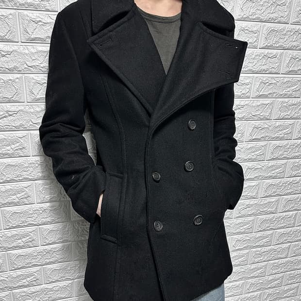 코데즈 콤바인 더블 카라 더블 울 코트