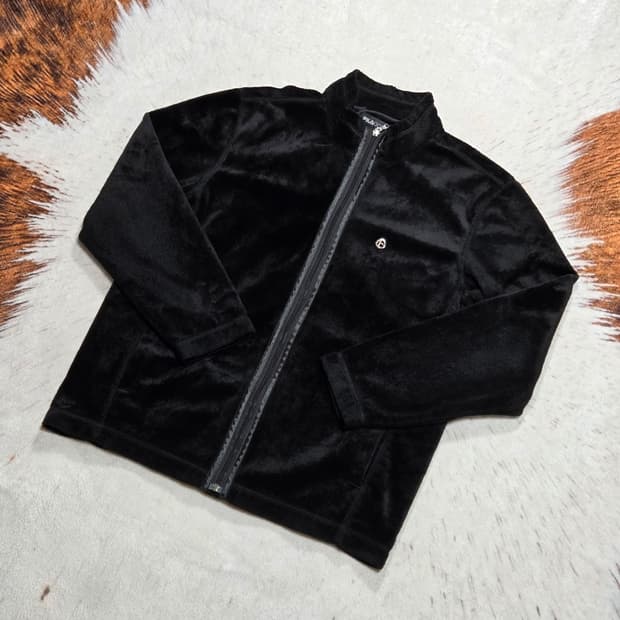 휠라 블랙 후리스 집업