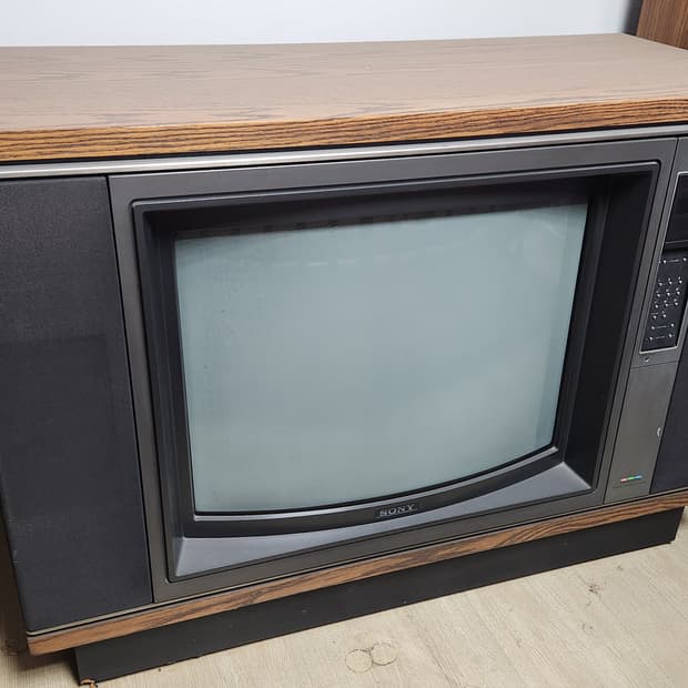 빈티지 TV 소니 트리니트론 KV-2645R