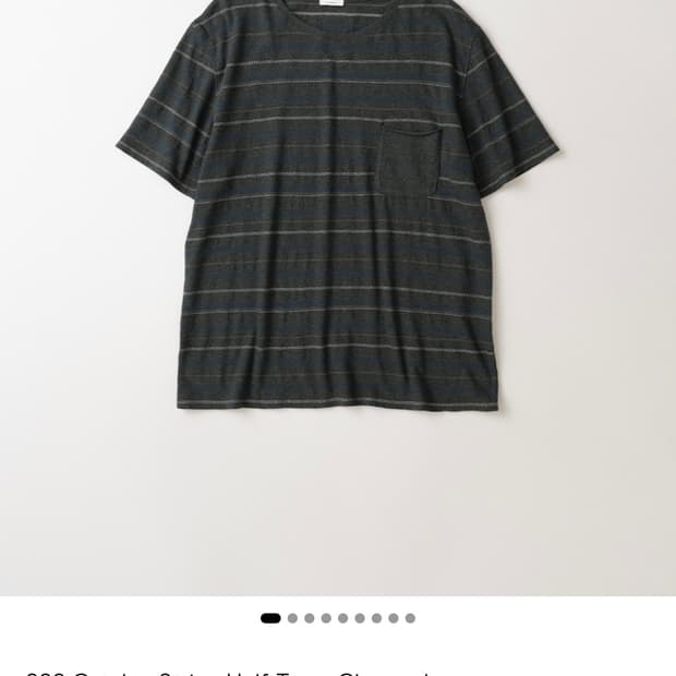 [L] 마이라이브러리 333 Catalog Stripe Half Tee