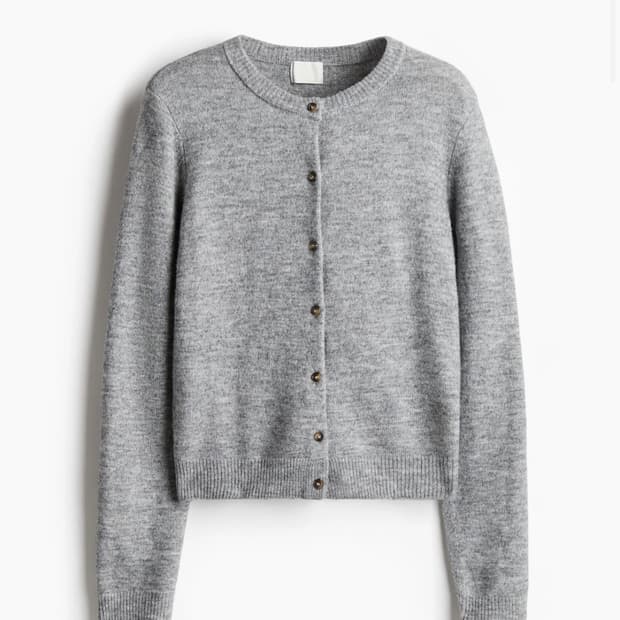 H&M 흐앤므 니트 가디건 그레이