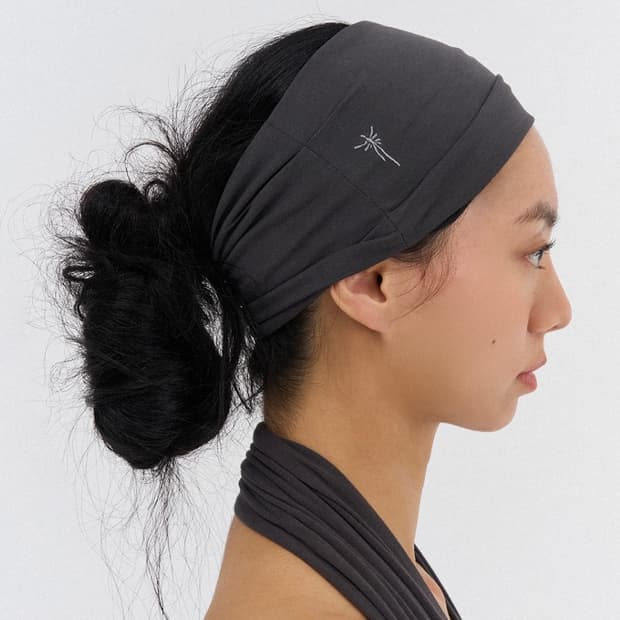몸 / Wide tuck head band / Shadow