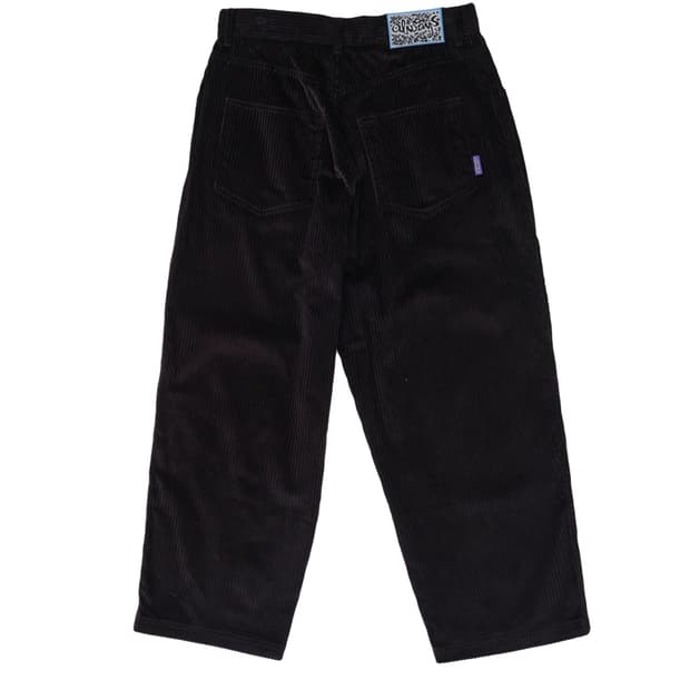 올웨이즈 jumbo cord trousers-black