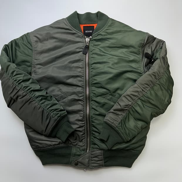BEAMS 빔즈 MA-1 자켓