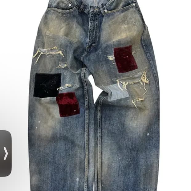 [1] 안셀름 넘버나인 오마쥬 스트레이트 데님팬츠