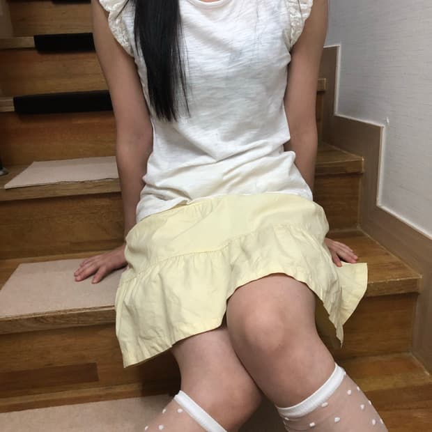 빈티지 화이트 레이스 숄더 티셔츠