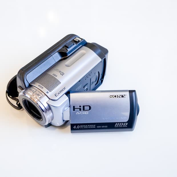 Sony HDR XR100 / 빈티지 디지털 캠코더