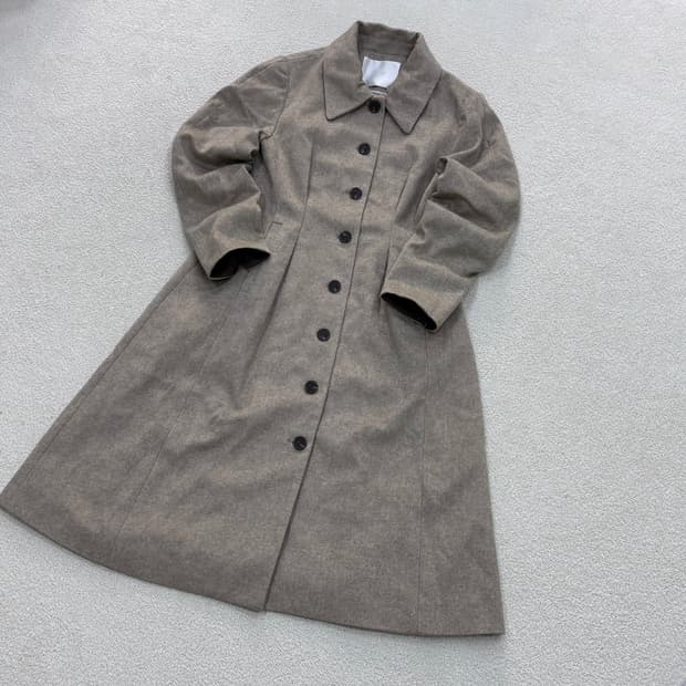 66 오조크 울 캐시미어 롱 코트 0403E