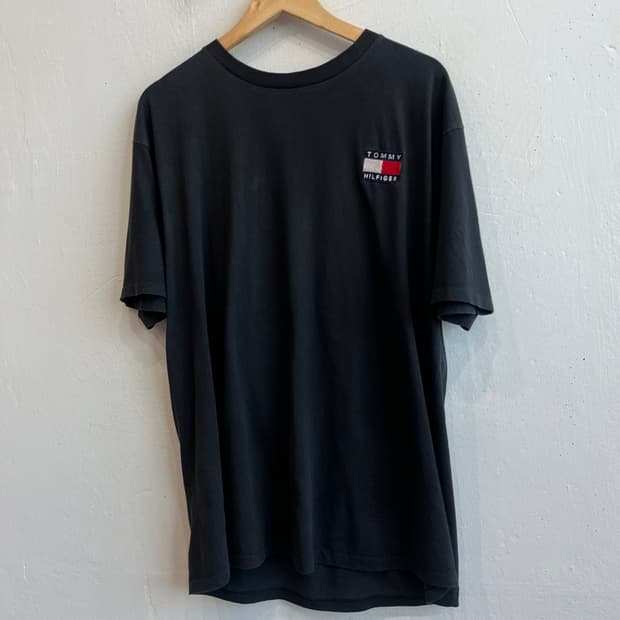 타미힐피거 싱글스티치 반팔 티셔츠 MADE IN USA