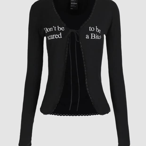 배드블러드 Don’t Be Scared 타이 가디건