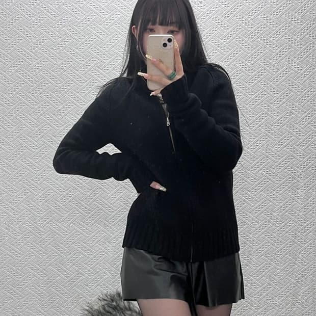 폴로 랄프로렌 빈티지 모던 시크 캐주얼 니트 집업 가디건 M C09615