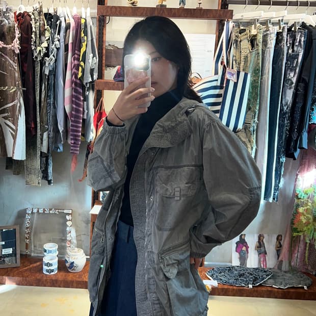 Belstaff 벨스타프 Men’s Grey Struder Parka