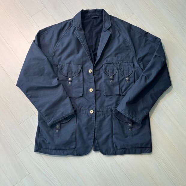 네이비 워크 재킷