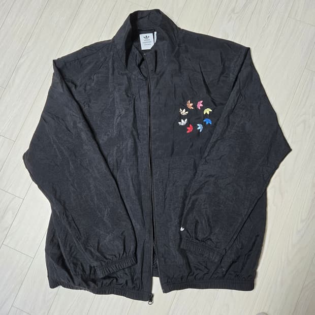 아디다스 오리지널스 볼드 우븐 트랙탑 블랙 멀티컬러 XL