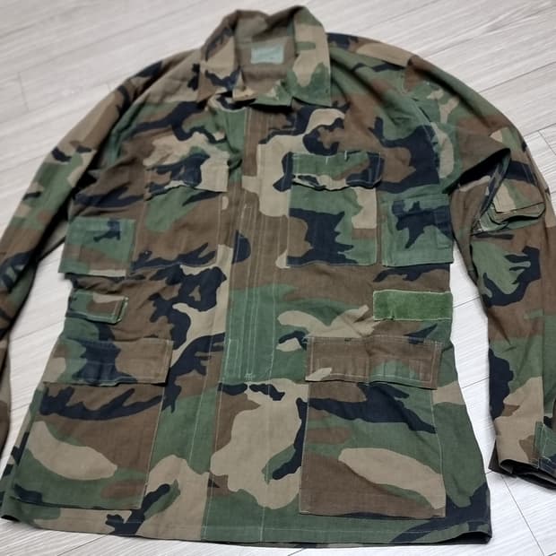 미군 m65 우드랜드 밀리터리 승무원 방염야상 자켓(105)