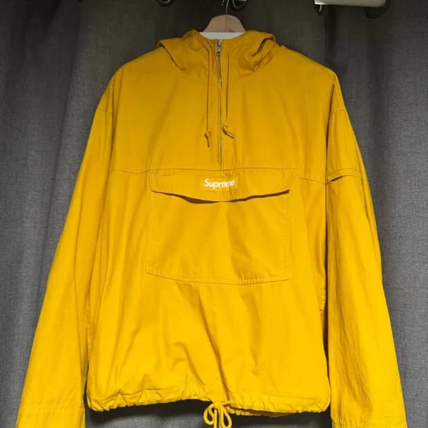 슈프림 코튼 유틸리티 아노락 옐로우 L