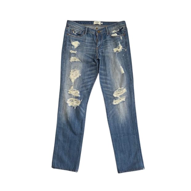 Abercrombie 아베크롬비 디스트로이 워싱 데님 팬츠