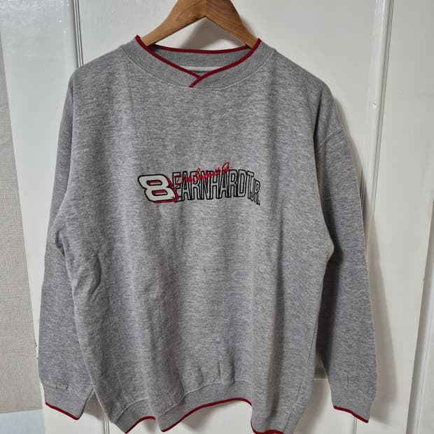 (m) 90s Dale Earnhardt Jr 나스카 스웻셔츠