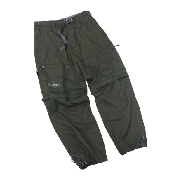 RATON LAVEUR 빈티지 투웨이 카고 팬츠 카키