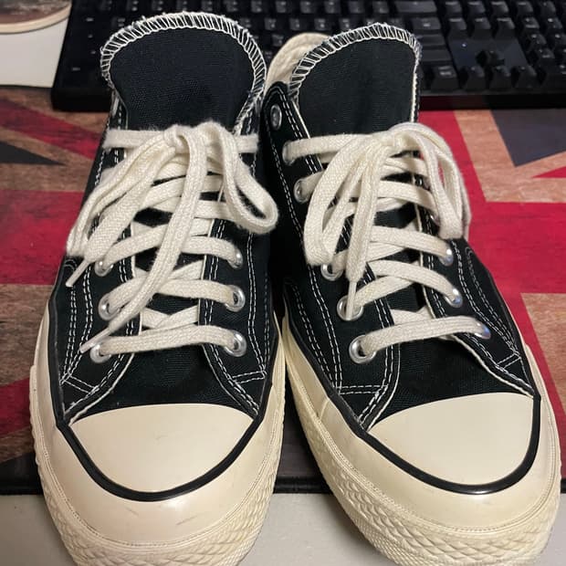 컨버스 척70 로우 블랙 275