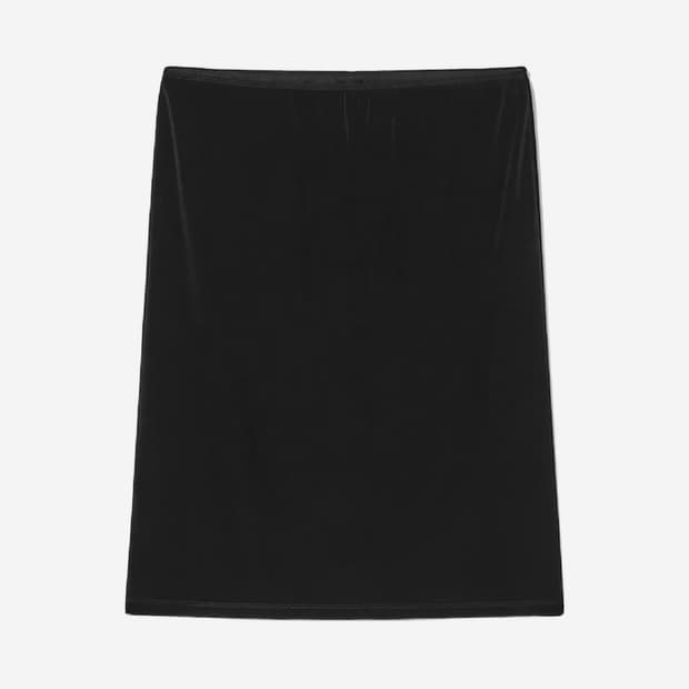 글로니 G BOX MIDI SKIRT (BLACK) 미디스커트