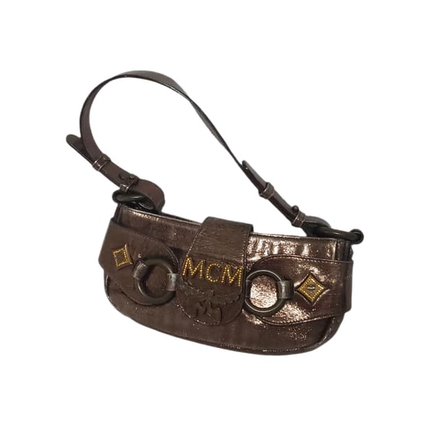 MCM 엠씨엠 브론즈 빈티지 미니백 Y2K