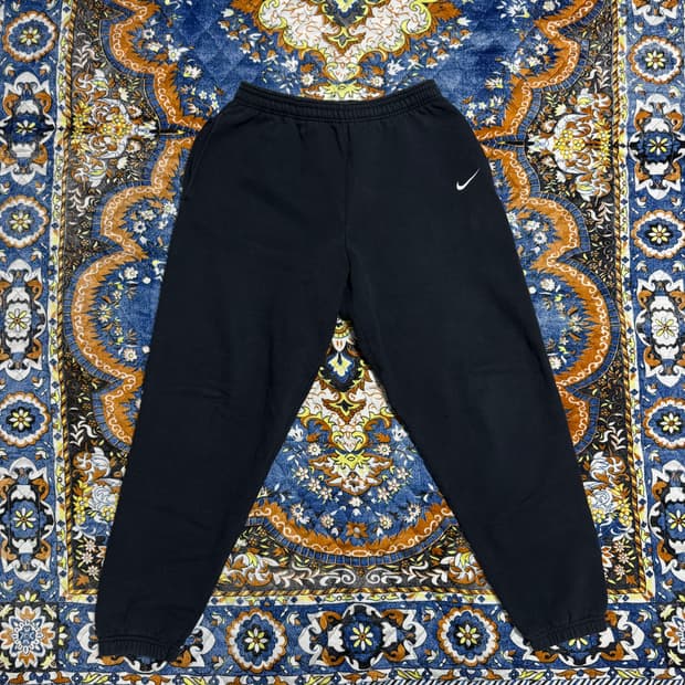 빈티지 90s 나이키 블랙 스웻팬츠
