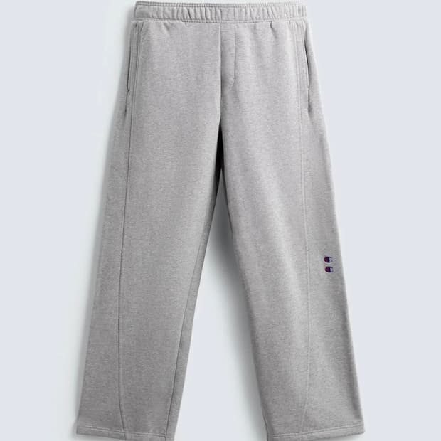 자라 x 챔피온 와이드 핏 조거 팬츠 그레이 말