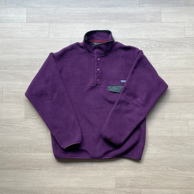 90s 파타고니아 신칠라 퍼플 그레이 플럼 