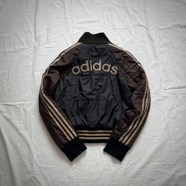 Rare Adidas Japan 초코바나나 하이넥 패딩 스포티 스트릿