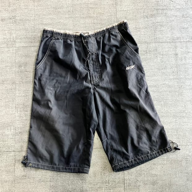 일본빈티지 Bxbk 올드스쿨스트릿 버뮤다하프팬츠 반바지