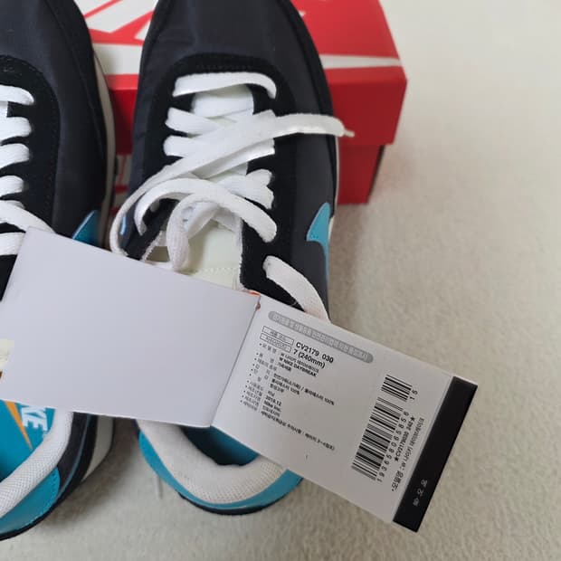 나이키 데이브레이크 아쿠아 블랙 운동화 240mm(새상품)