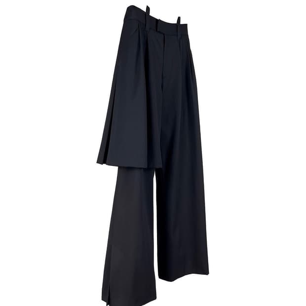 애뮬 - 애시매트릭 레이어드 팬츠